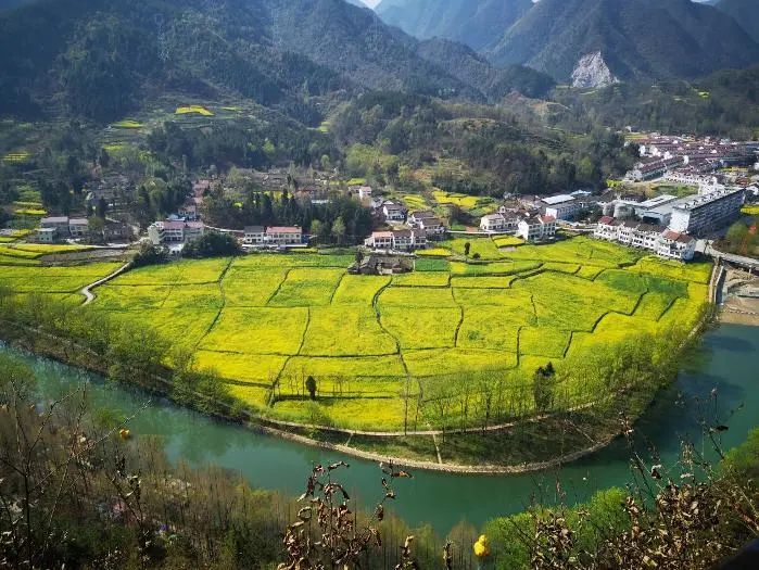 勉县龙湾景区—"月亮湾" 09 南郑油菜花海游路线